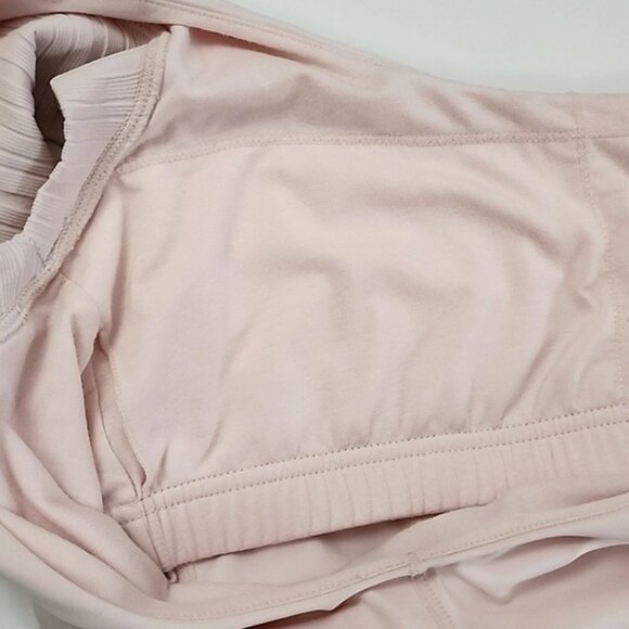 Lululemon Women's Light Pink Bodysuit Scooped Neckline Capped Sleeves Size Small - Picture 9 of 14